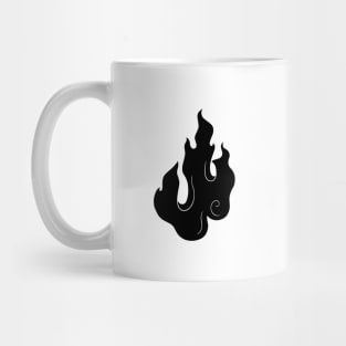 Flame (black) Mug